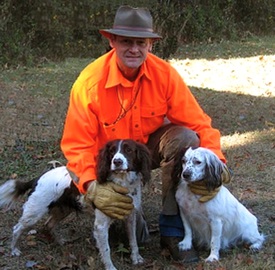 Author and his dogs